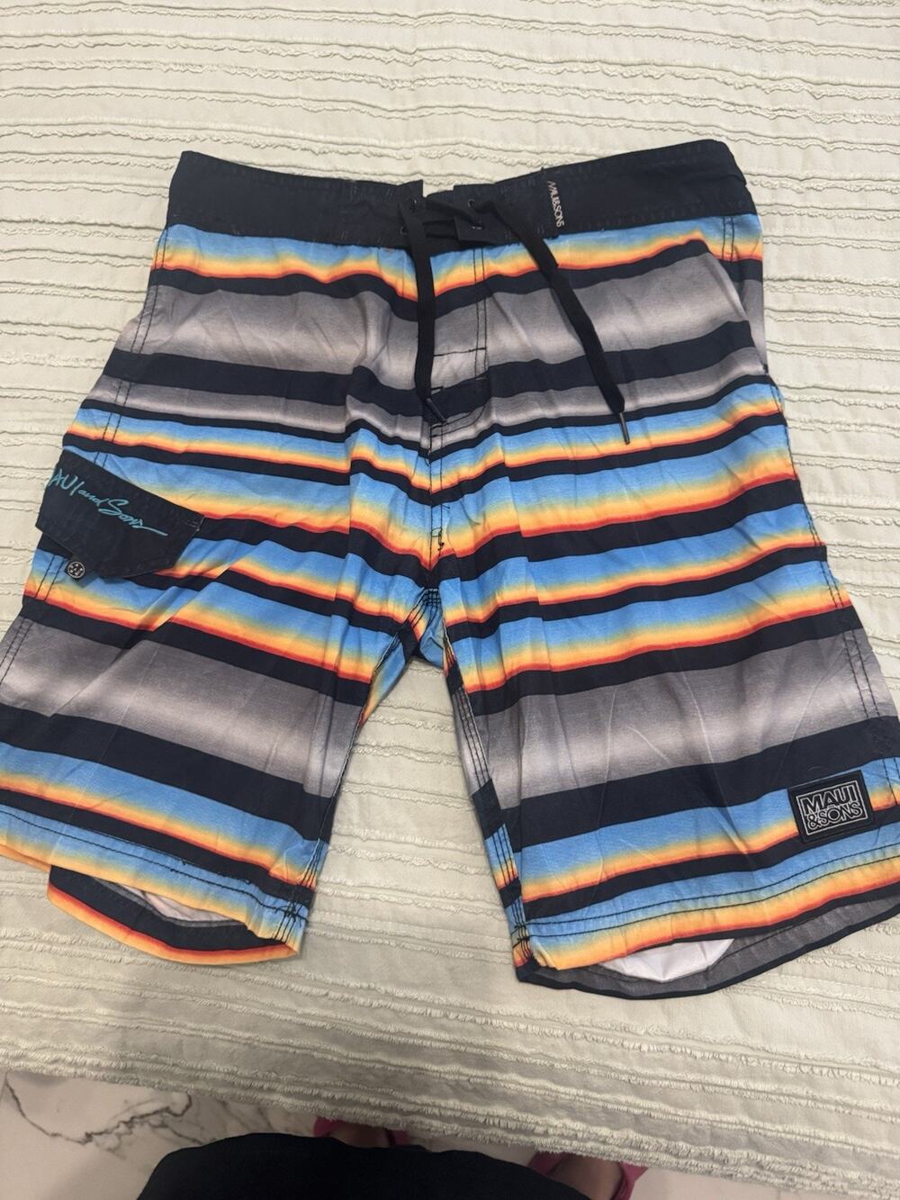 Maui And Sons Cool Swim Trunks Shorts Men’s Size 32